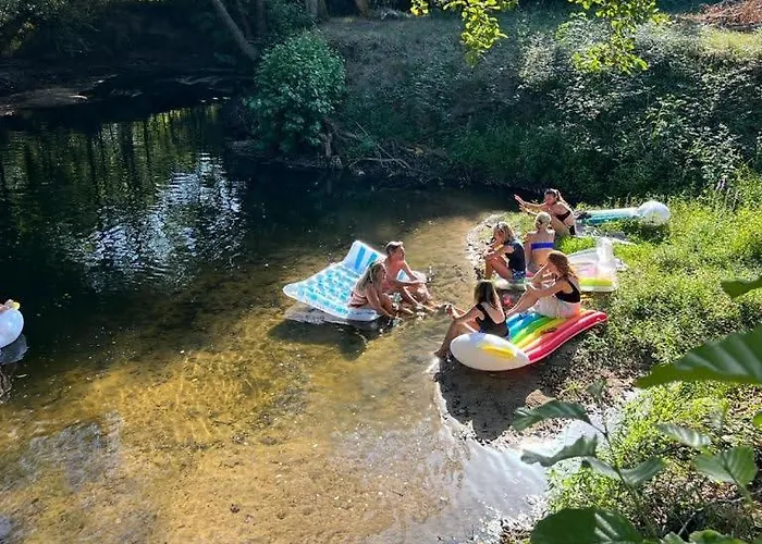 Ferienhaus Polo Estate With A River As A Pool Near Saint-emilion *